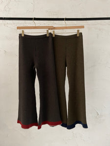 Flared Knit Pants