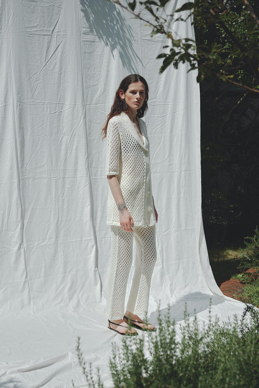 Mesh Knit Pants