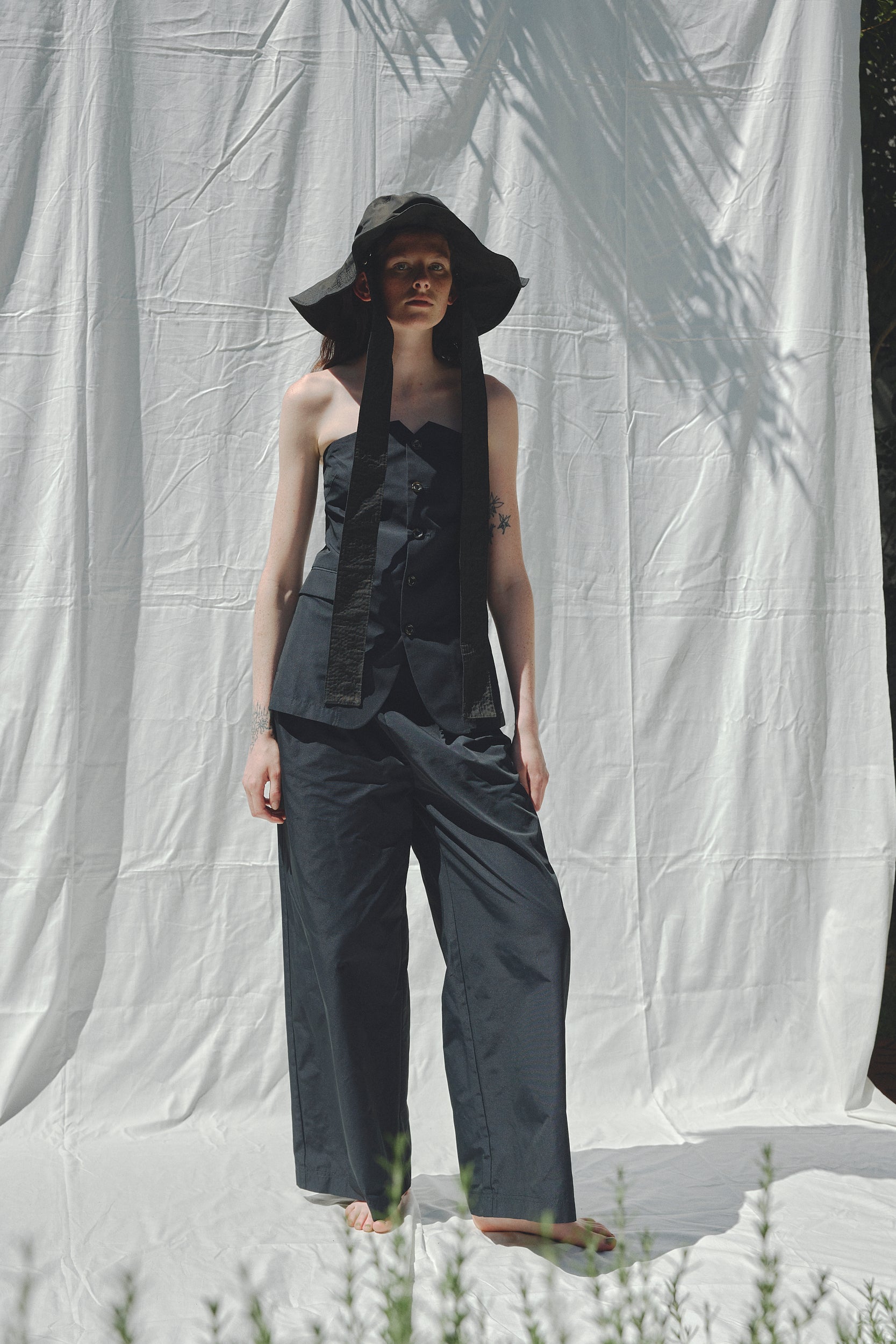 美品⭐︎Uhr⭐︎Portable Sun Hat⭐︎ブラック Sun Hat 25SS – Uhr Online store