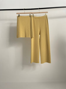 Rib Knit Skirt / Pants