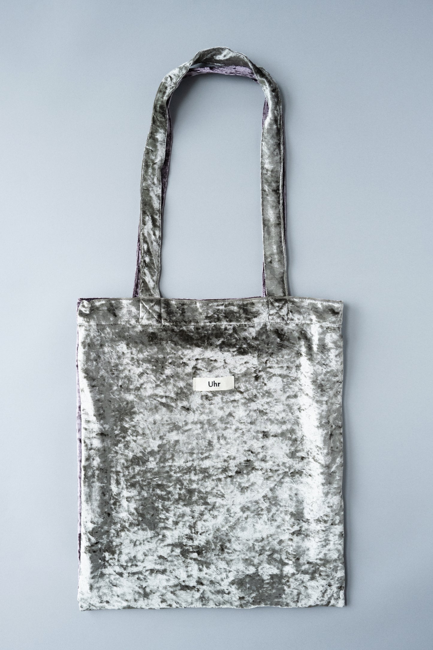 Bicolor Velour Tote