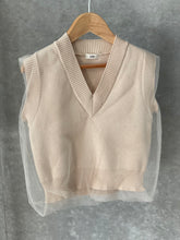 Tulle Knit Vest