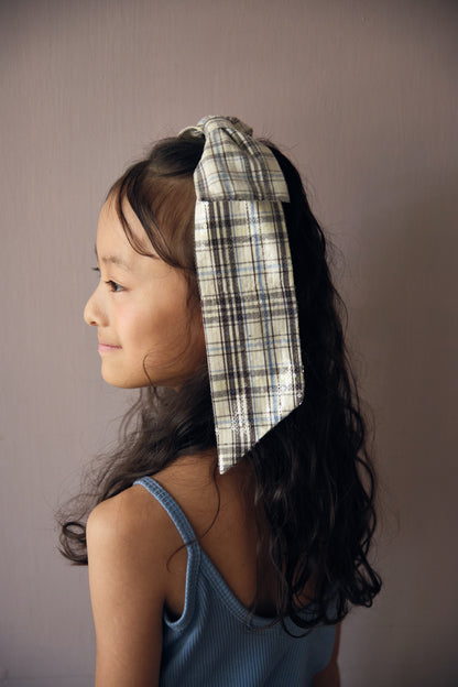 Plaid Spangle Ribbon
