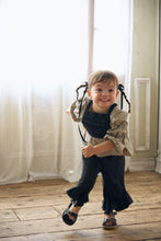 Checkered  Frill Pants