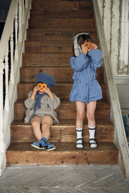Checkered Balloon Pants