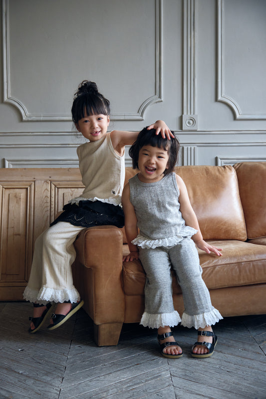 Lace Rib Pants