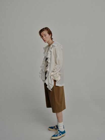 Ruffle Frill Shirt