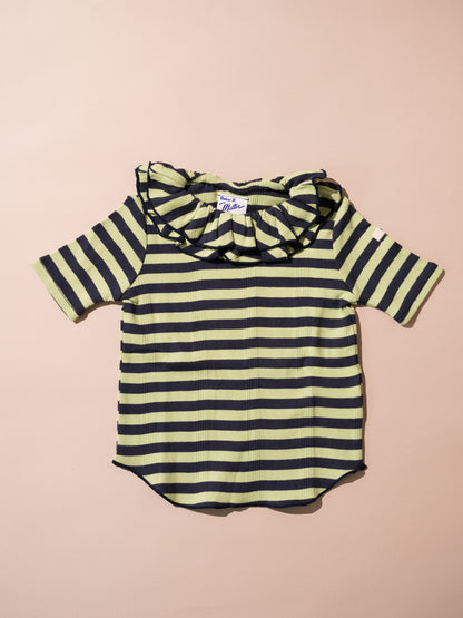 Miller×Uhr Ruffle Collar Tee