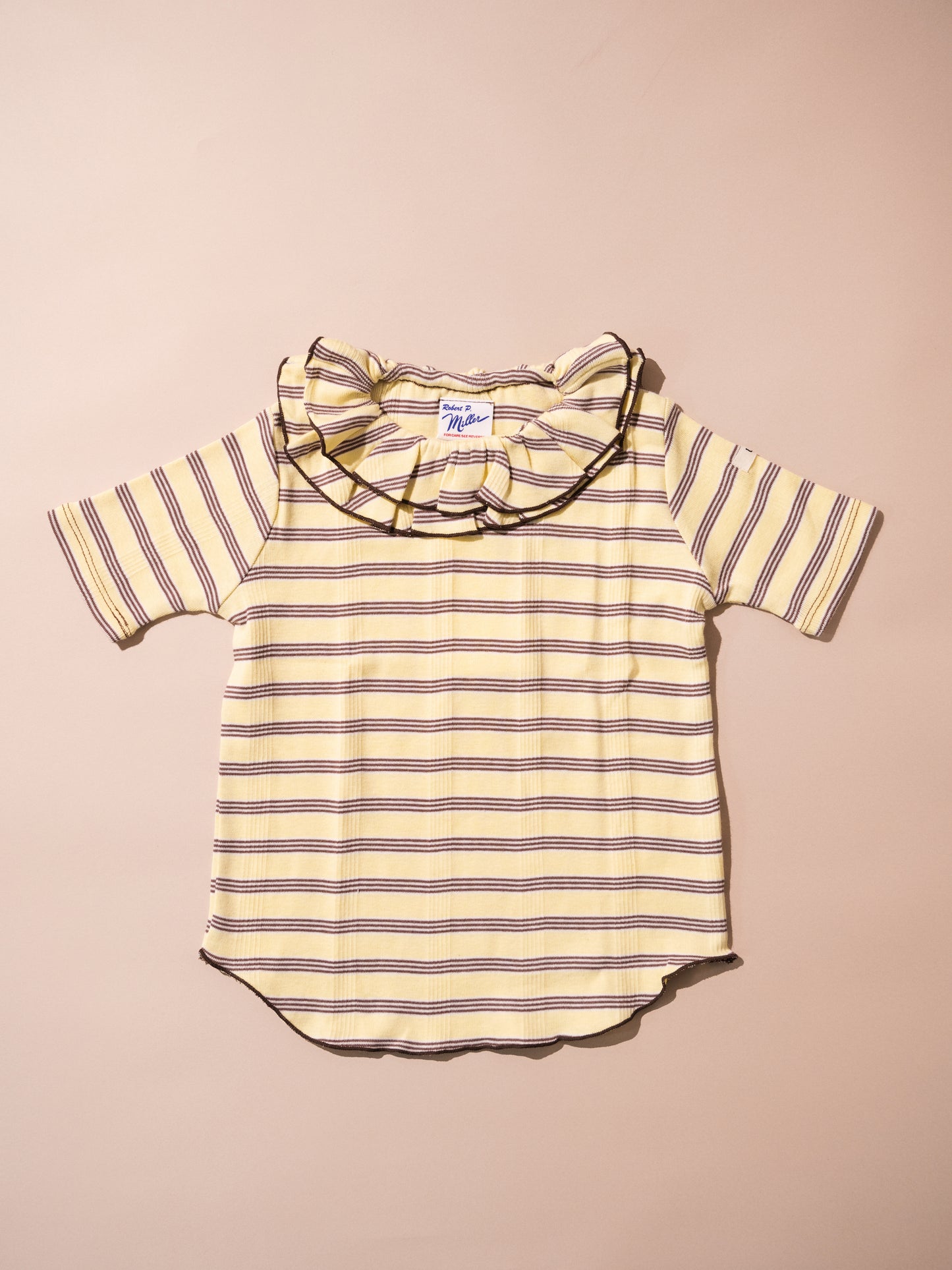 Miller×Uhr Ruffle Collar Tee