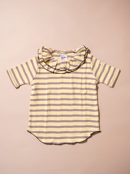 Miller×Uhr Ruffle Collar Tee