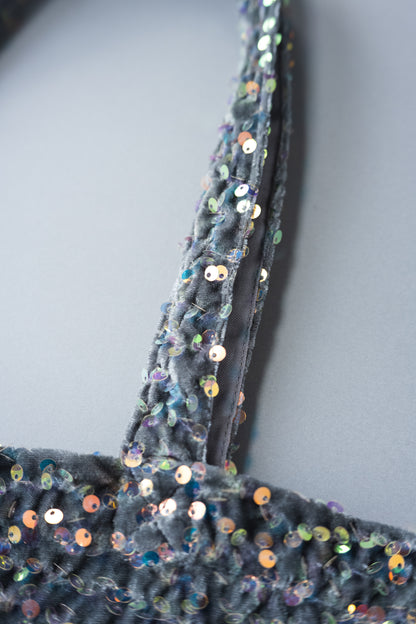 Spangle Velour Tote Bag