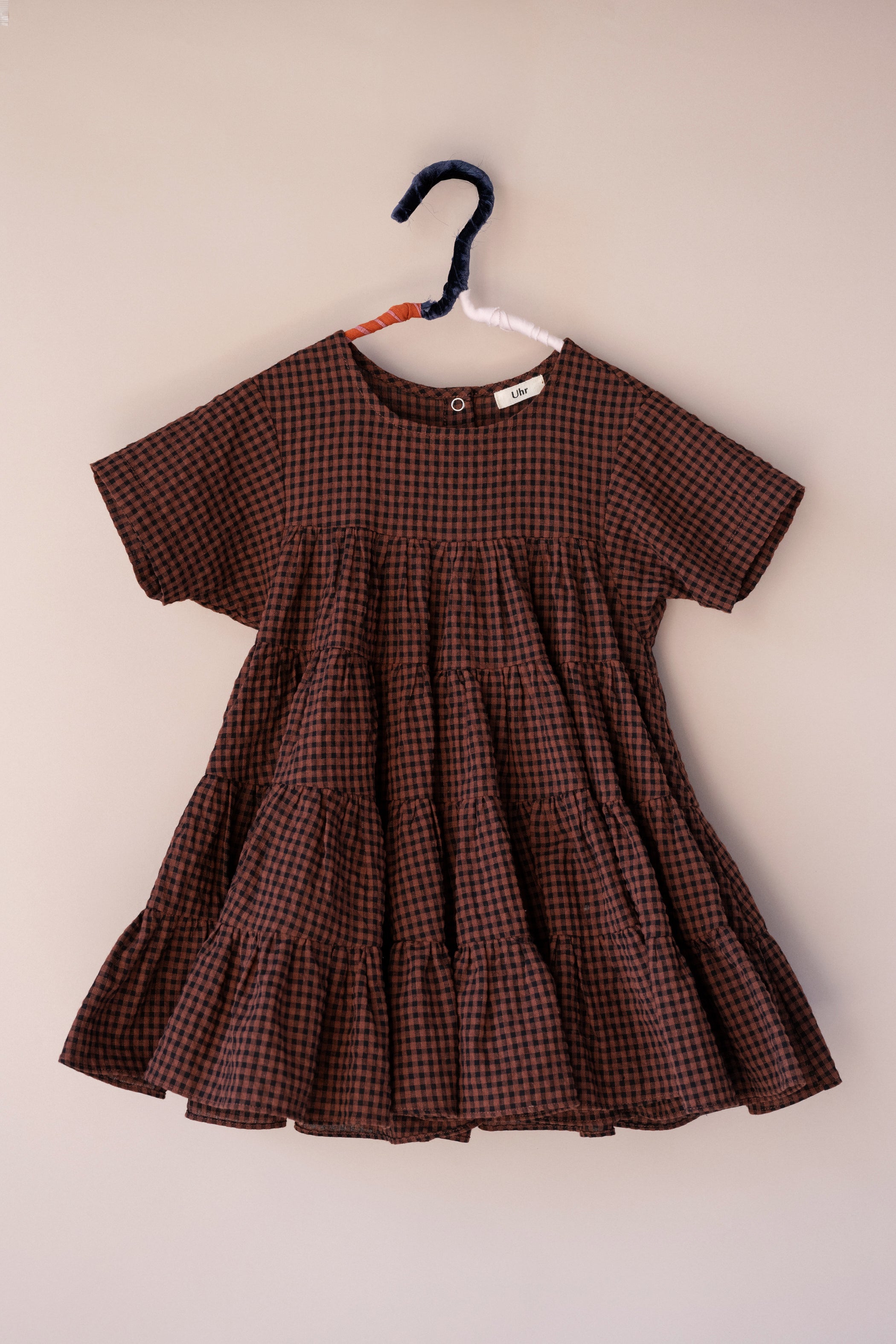 ゆ*★様 uhr チェック ティアードドレス 2025SS New Tiered Dress – Uhr Online store