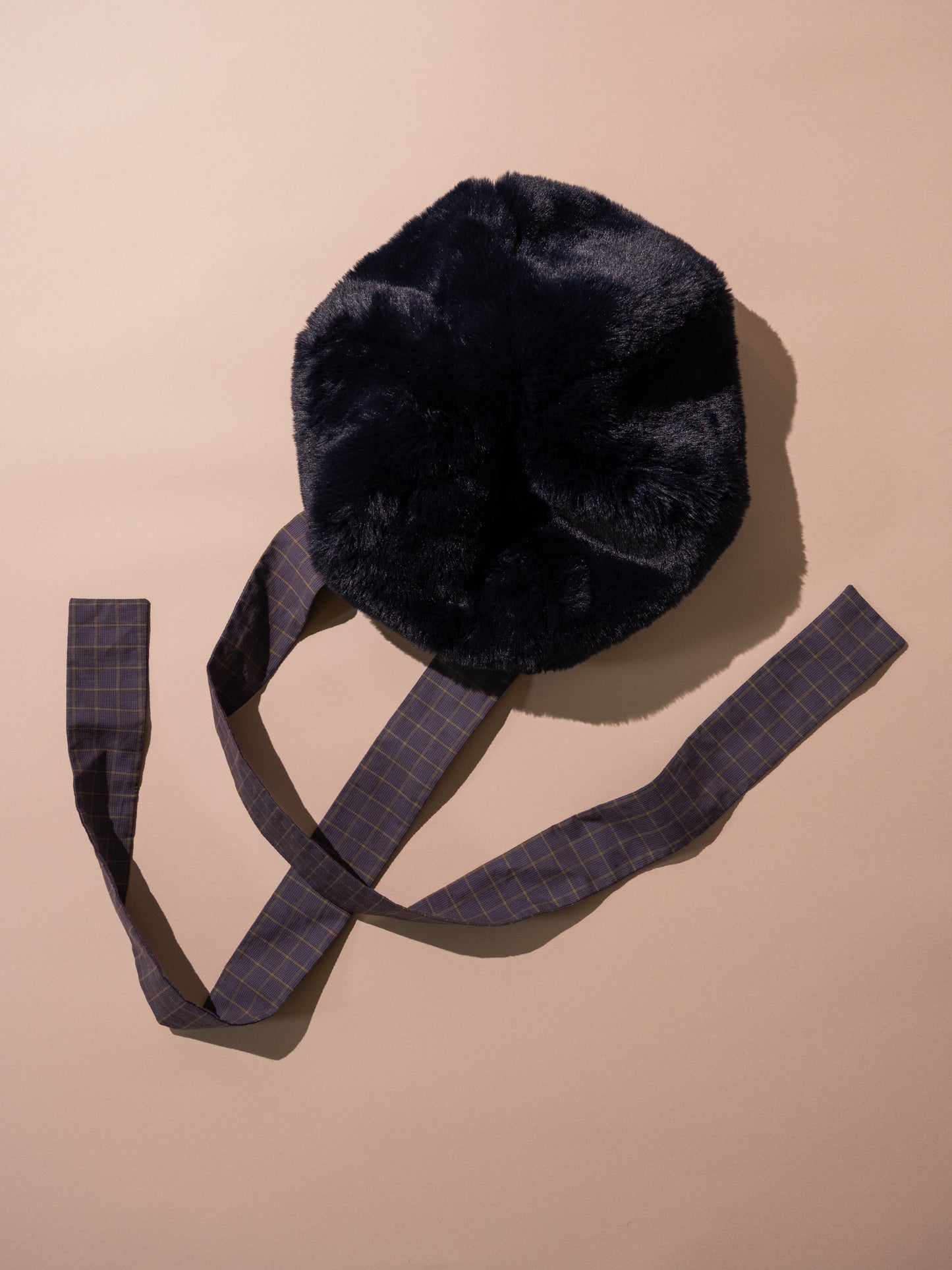 Faux Fur Tie Hat