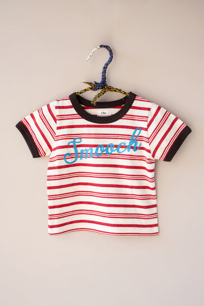 Embroidery Striped Tee