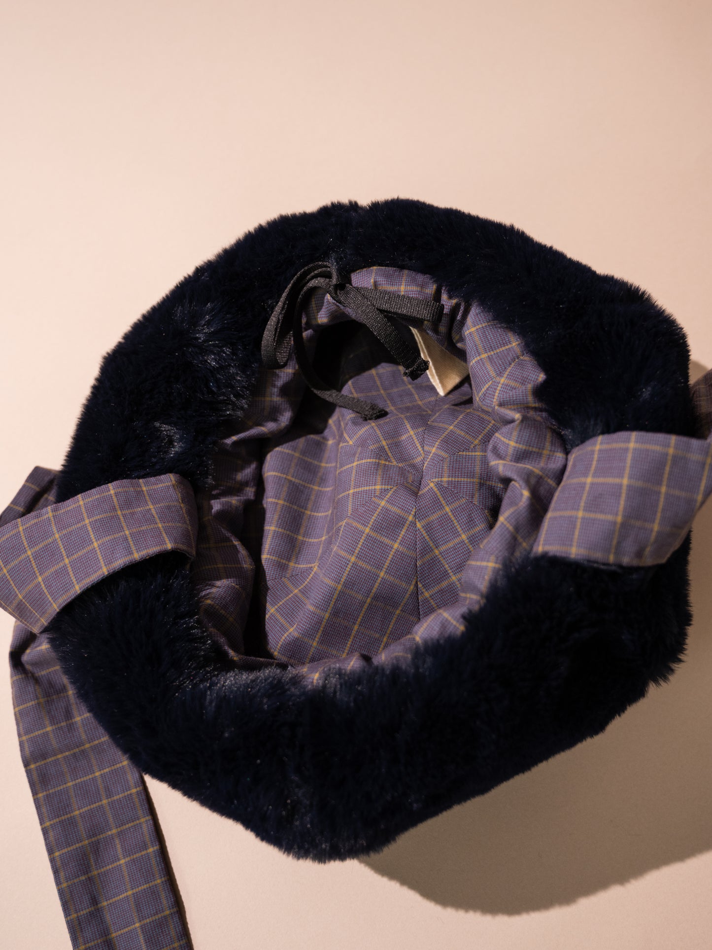Faux Fur Tie Hat