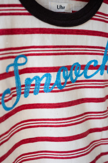 Embroidery Striped Tee