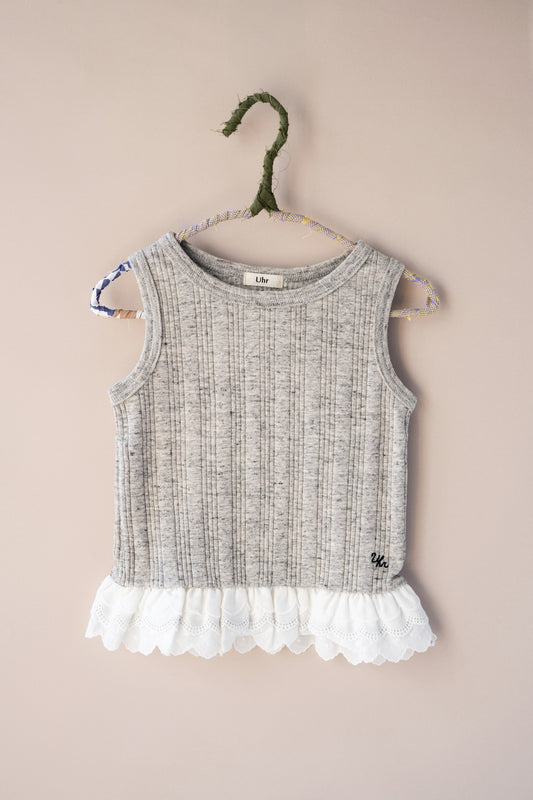 Lace Rib Tank Top