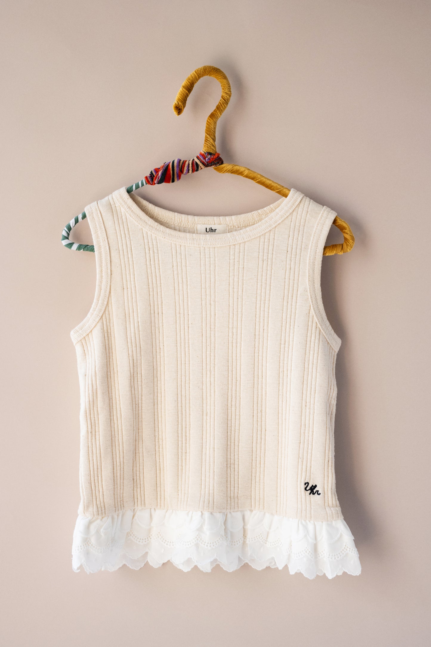 Lace Rib Tank Top