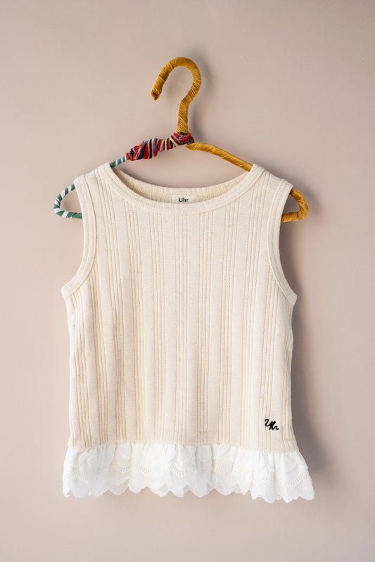 Lace Rib Tank Top