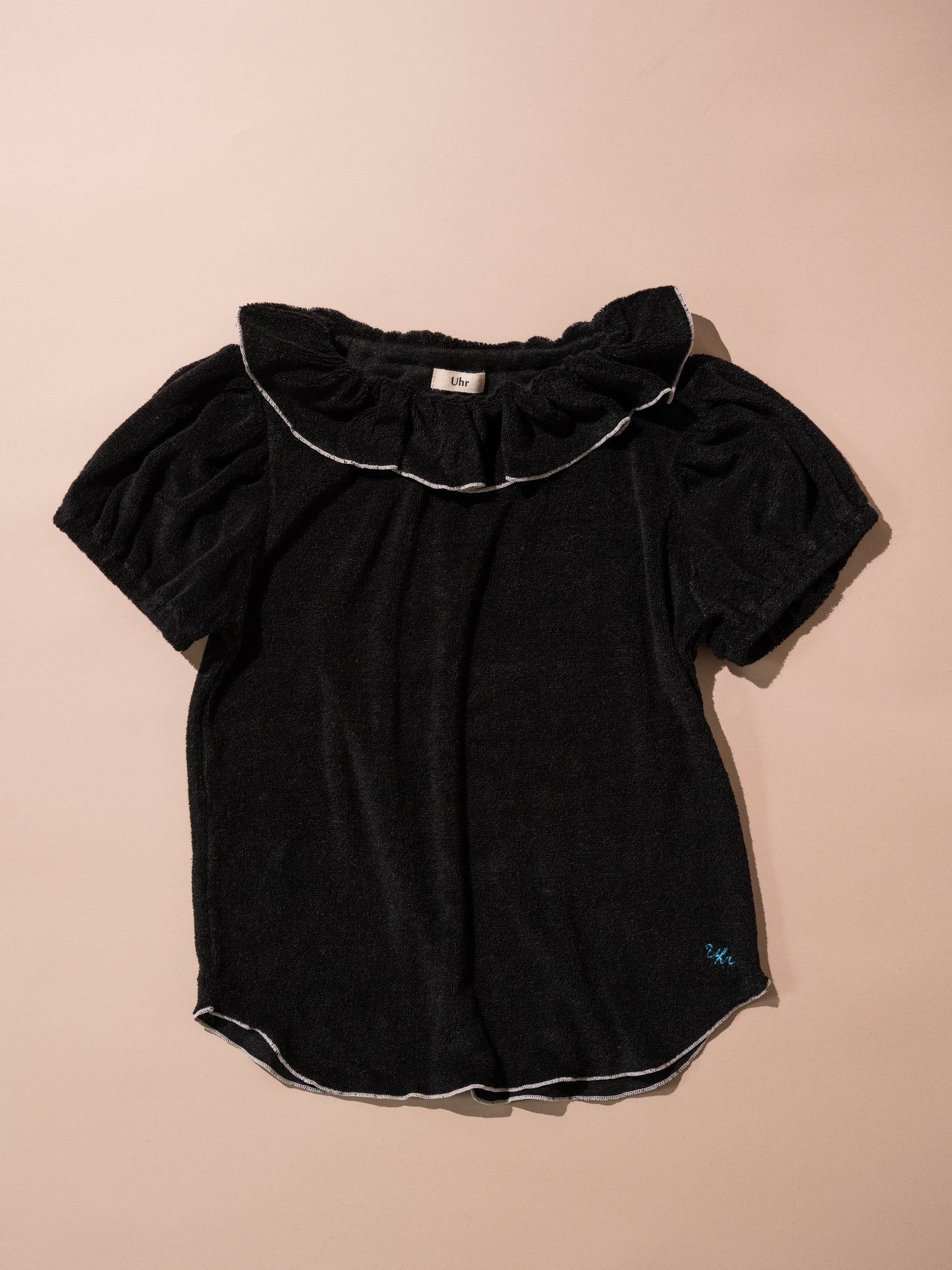Pile Frill Collar Tee