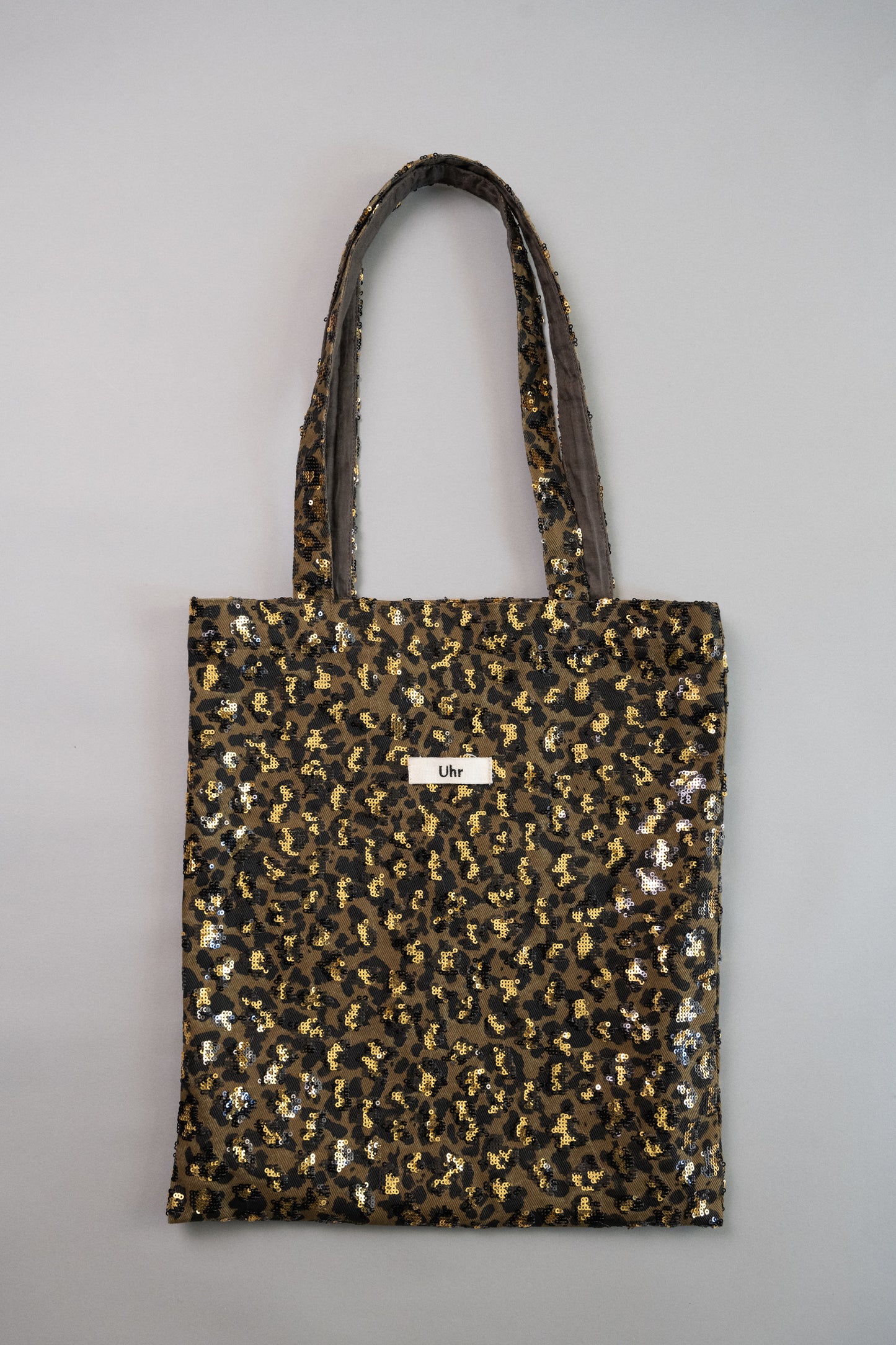 Sequin Leopard Tote