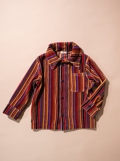 Play Stripe Velour Jacket