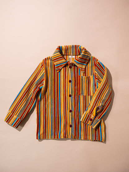 Play Stripe Velour Jacket