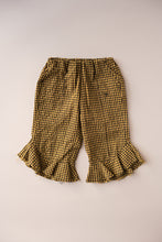 Checkered  Frill Pants