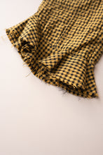 Checkered  Frill Pants