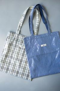 Plaid Spangle Tote