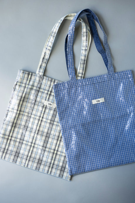 Plaid Spangle Tote