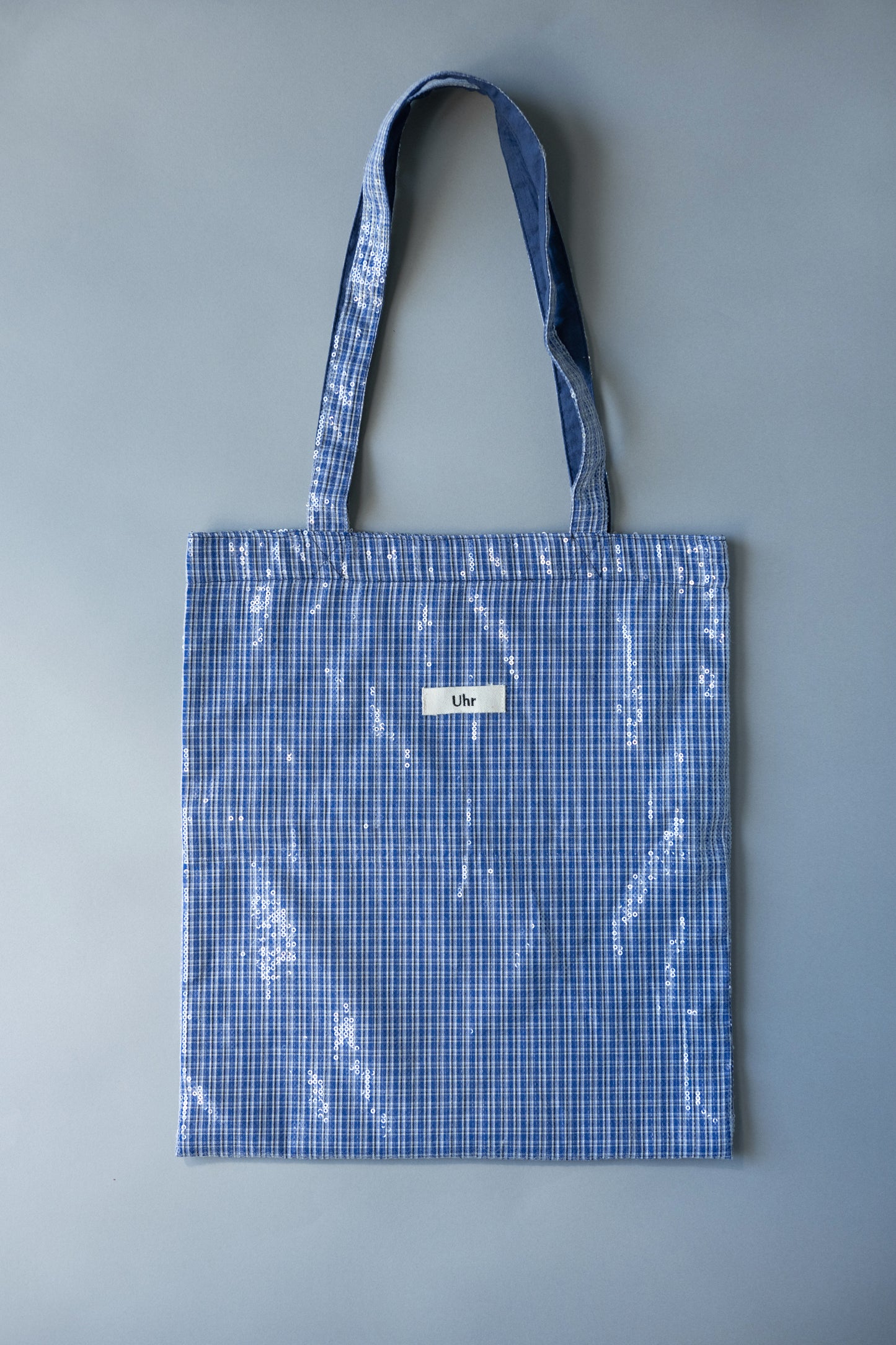 Plaid Spangle Tote