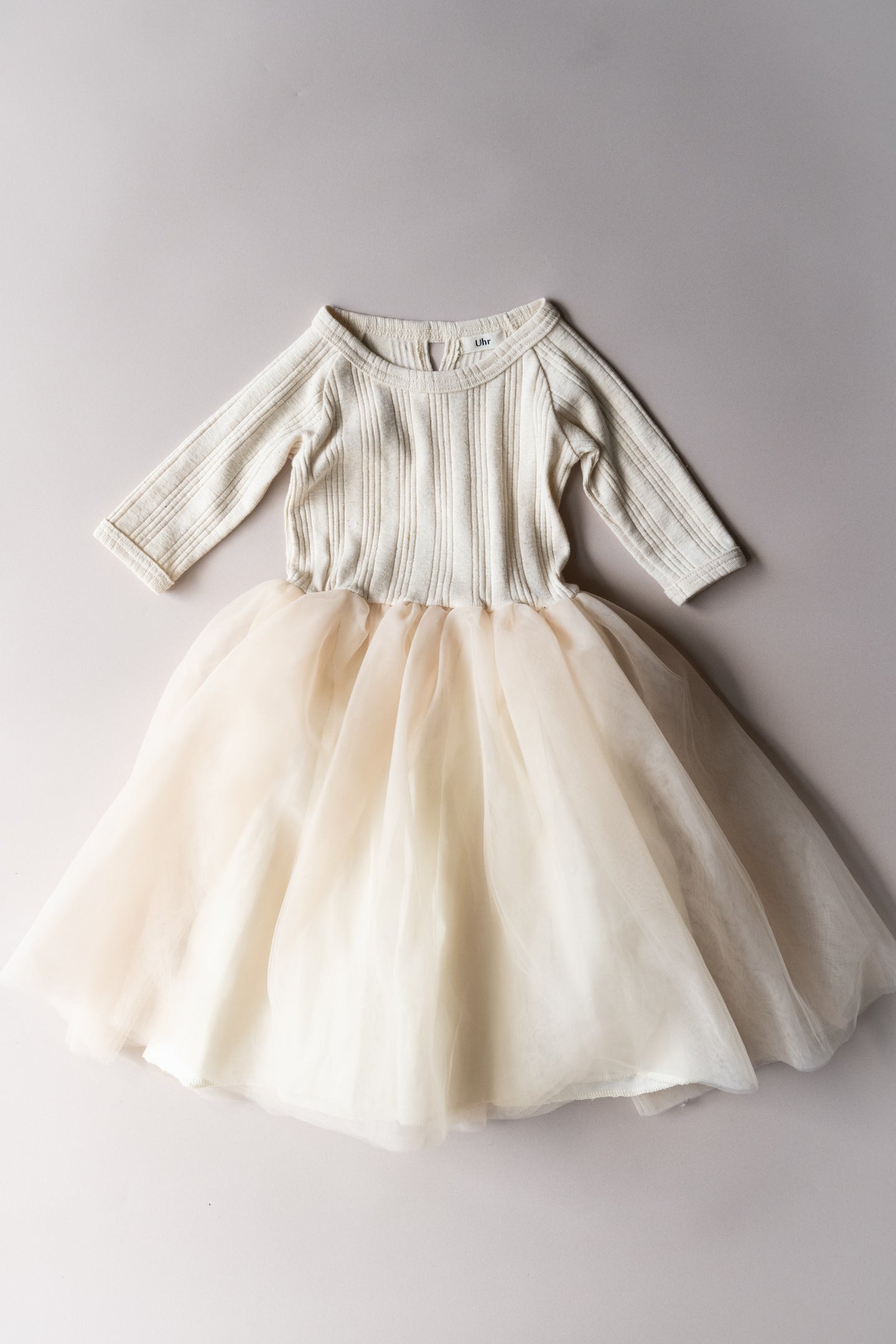 Back-open Tulle Dress