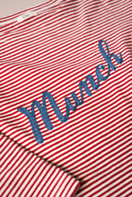 Striped Embroidery Long Tee