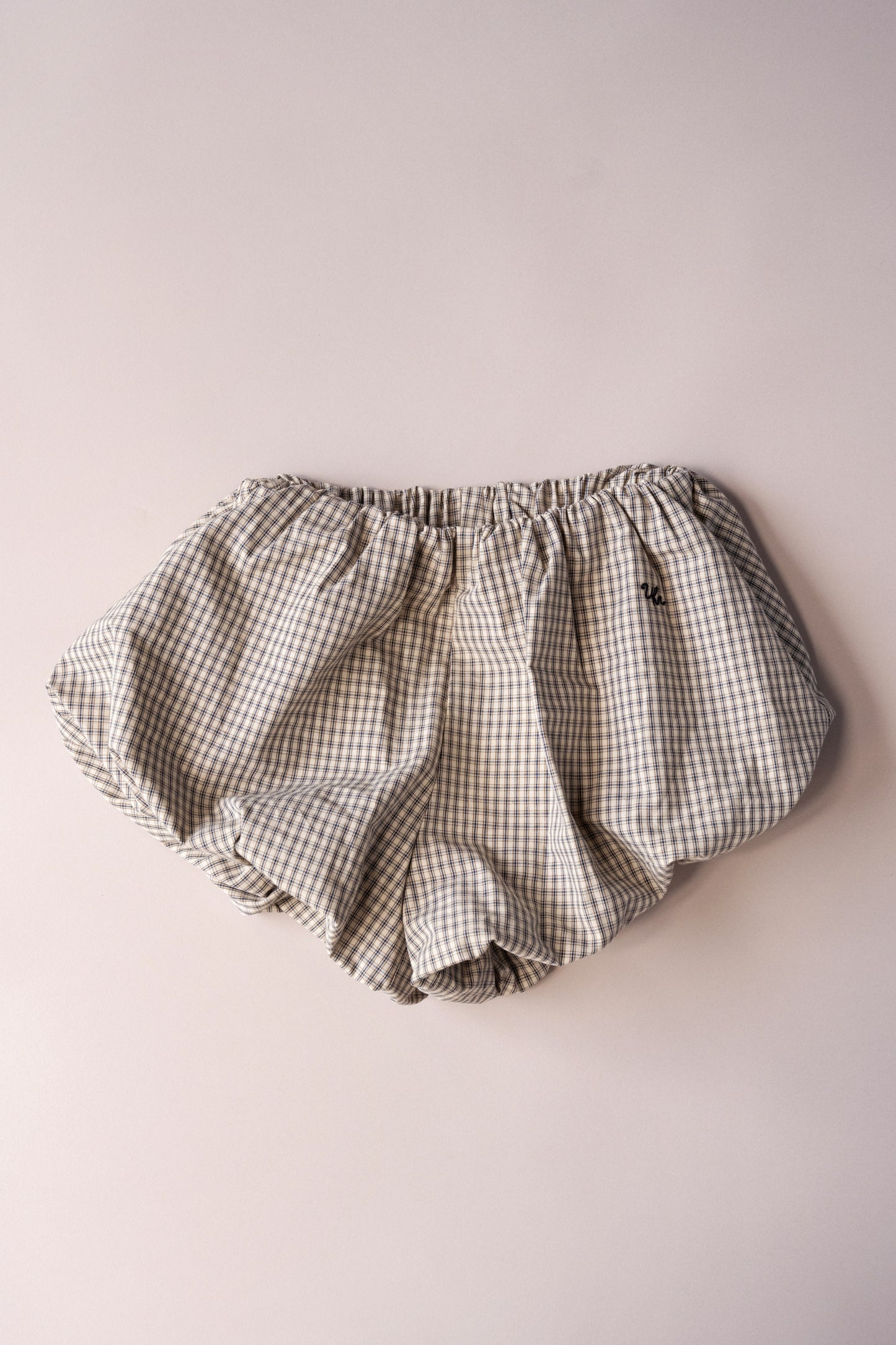 Checkered Balloon Pants
