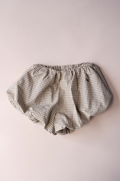 Checkered Balloon Pants