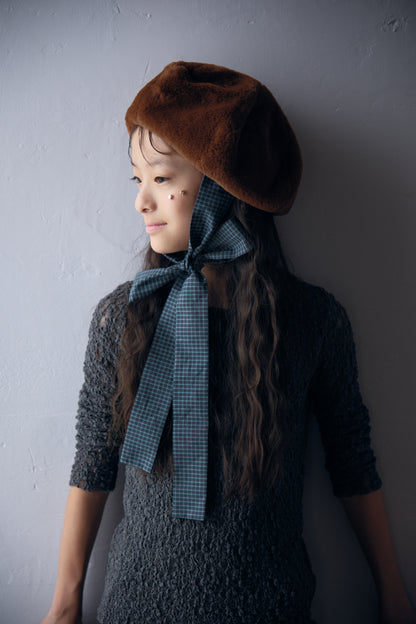 Faux Fur Tie Hat