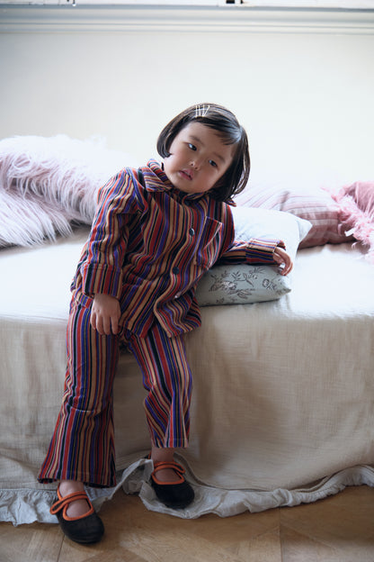Play Stripe Velour Pants