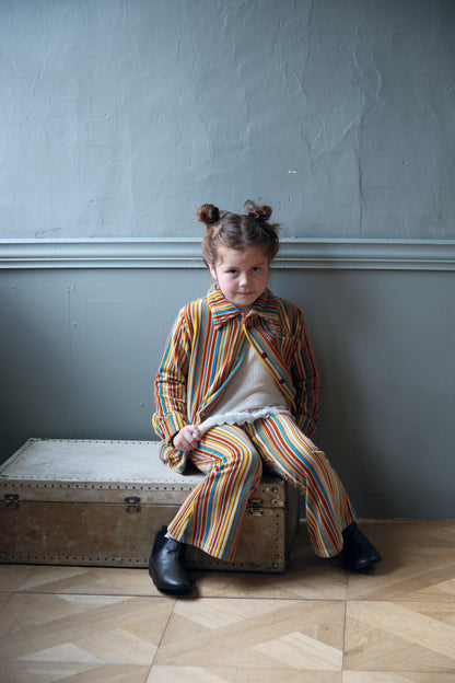Play Stripe Velour Pants