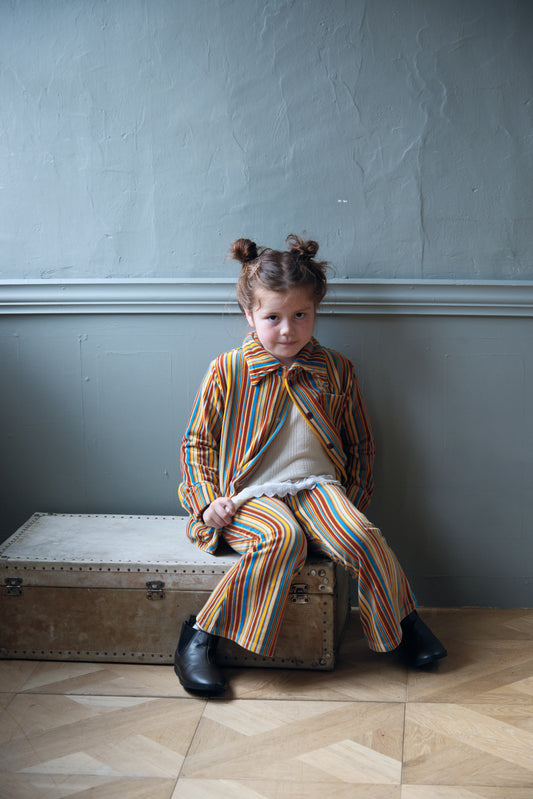 Play Stripe Velour Jacket