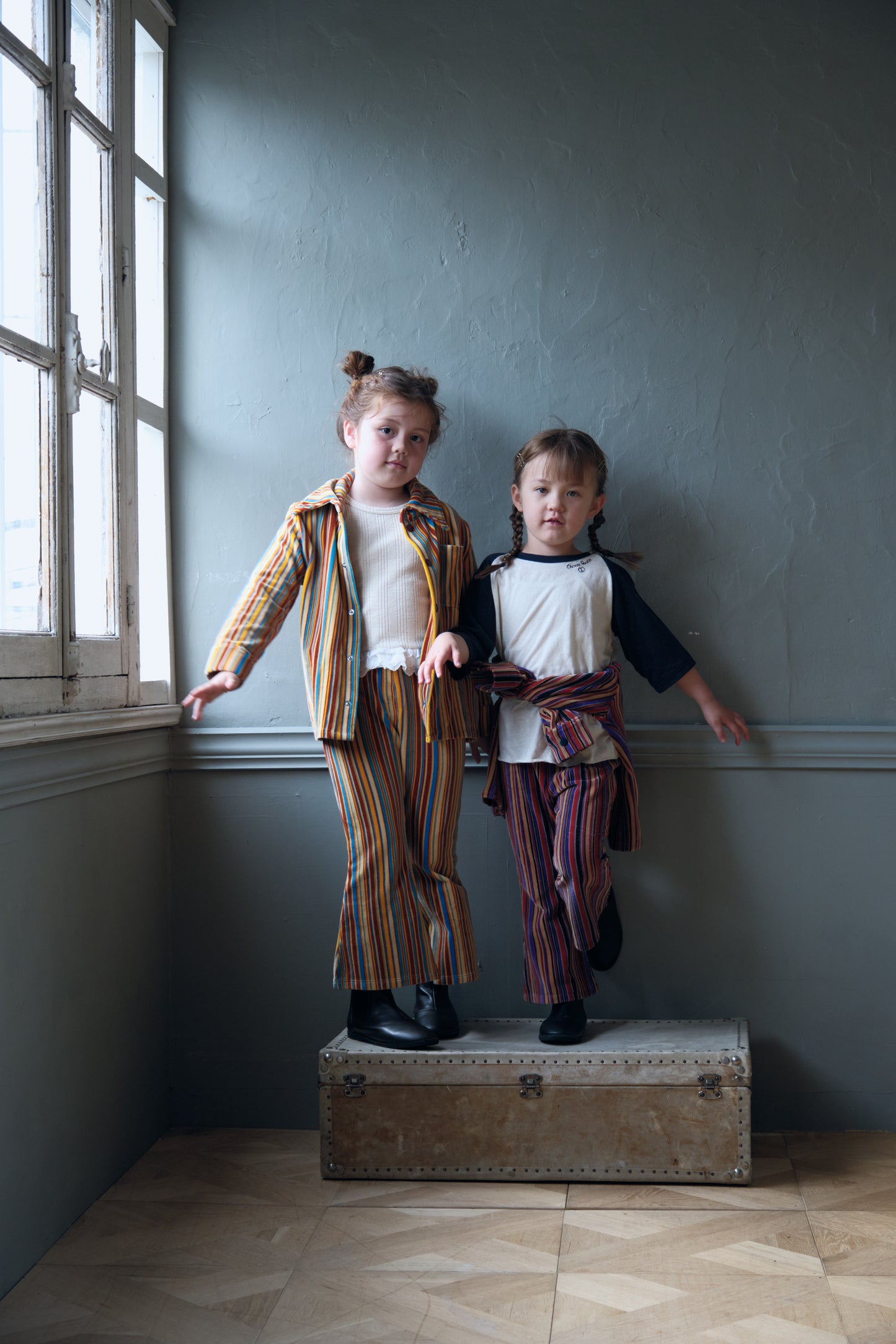 Play Stripe Velour Pants