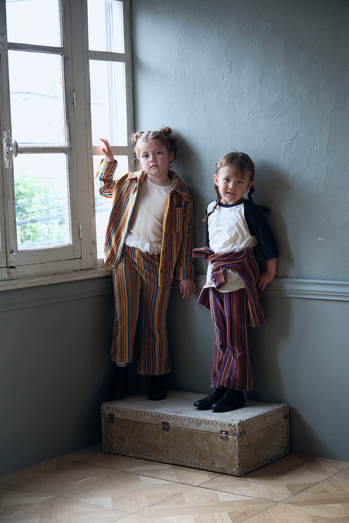 Play Stripe Velour Pants