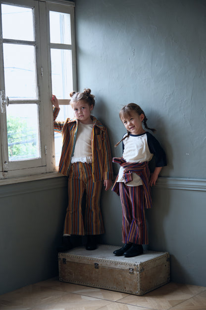 Play Stripe Velour Pants