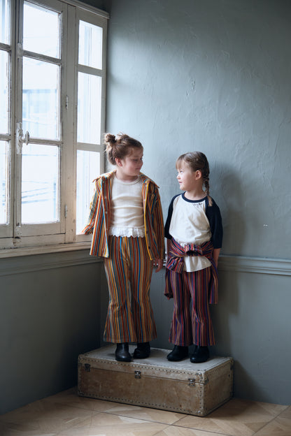 Play Stripe Velour Pants