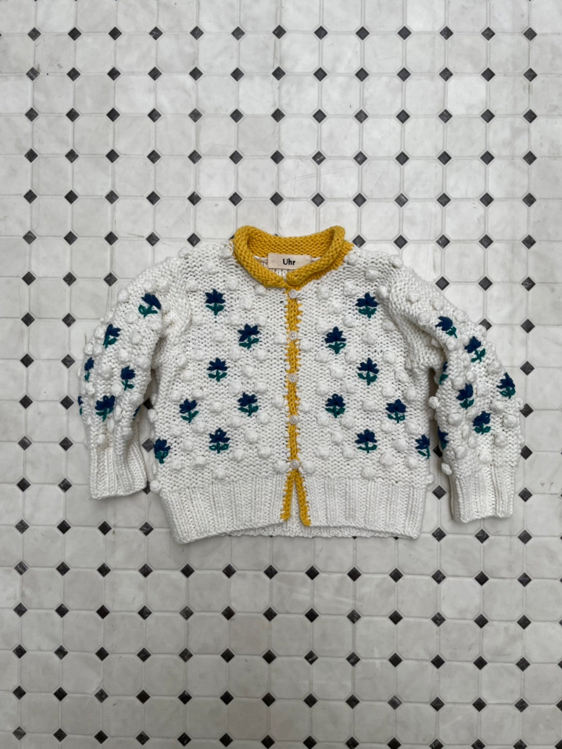 New Flower Popcorn Cardigan
