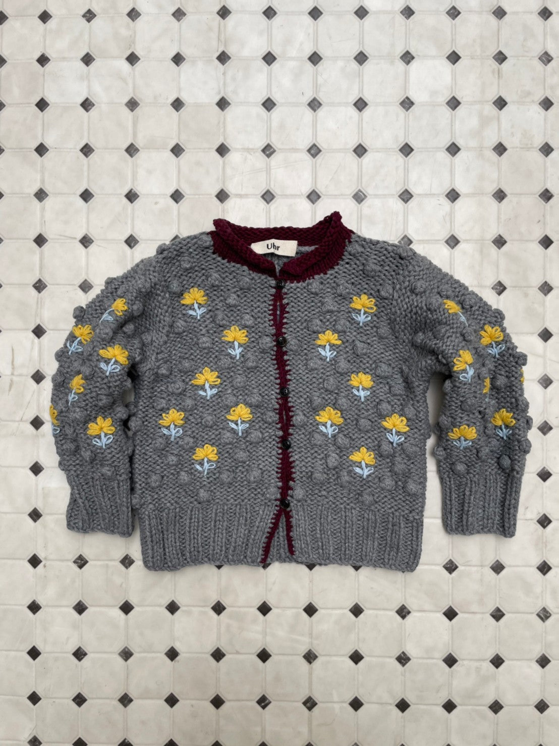New Flower Popcorn Cardigan