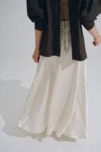 Crushed Satin Skirt