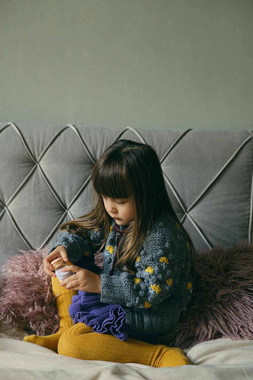 New Flower Popcorn Cardigan