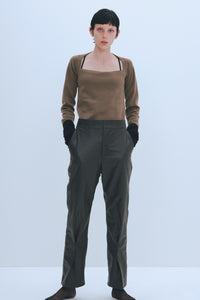 Front Wide Open Knit