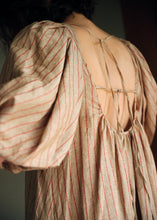 Puff Sleeve Back Open Dress